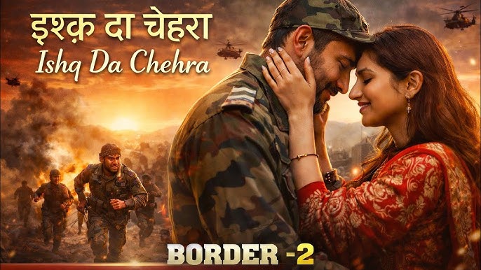 Ishq Da Chehra Lyrics in Hindi ( Border 2)
