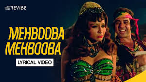 Mehbooba Mehbooba Lyrics in Hindi