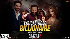 Billionaire Lyrics in Hindi