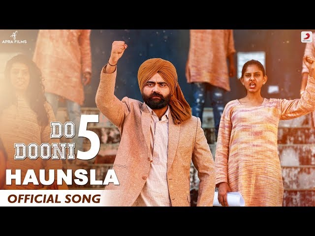 Haunsla Lyrics in Hindi