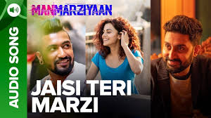 Jaisi Teri Marzi Lyrics in Hindi
