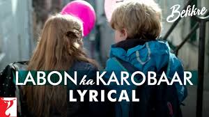 Labon Ka Karobaar Lyrics in Hindi