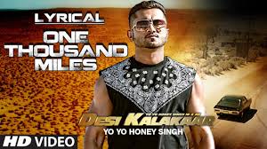 One Thousand Miles Lyrics In hindi