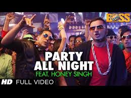 Party All Night Lyrics in Hindi