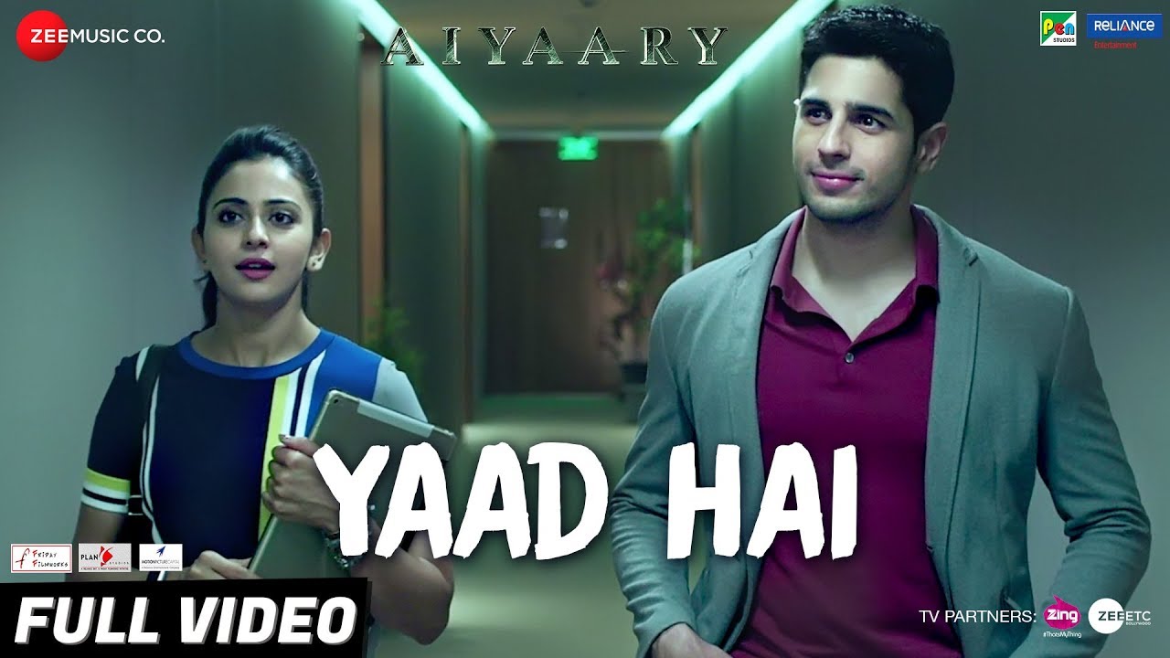 Yaad Hai Lyrics in Hindi