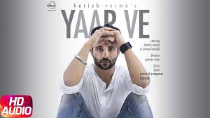 Yaar Ve Lyrics in Hindi