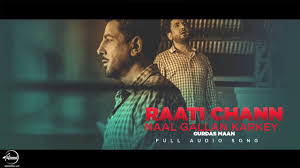 Raati Chann Lyrics in Hindi